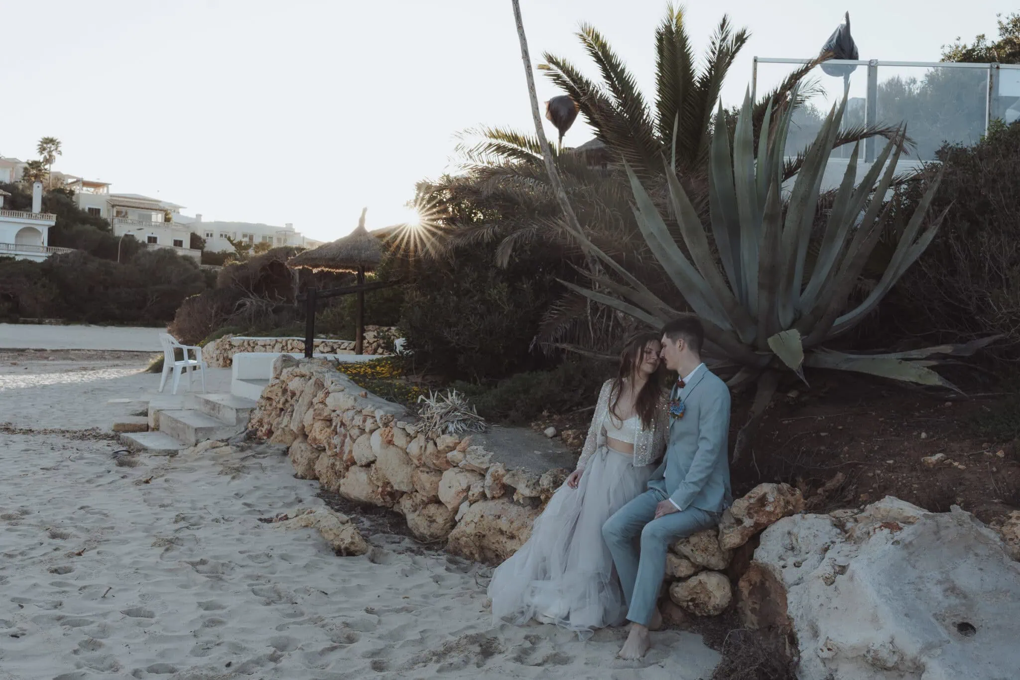 Hochzeit Wald Brautpaarshooting besonders innige Momente